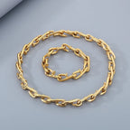 Handmade Crazy Max Butcher Hook Necklace And Bracelet Set Viking Jewelry