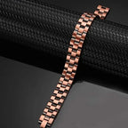  Pure Copper Magnetic Bracelet with Double Row Magnets