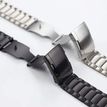 Titanium Apple Watch Ultra 2 Band Double Clasp