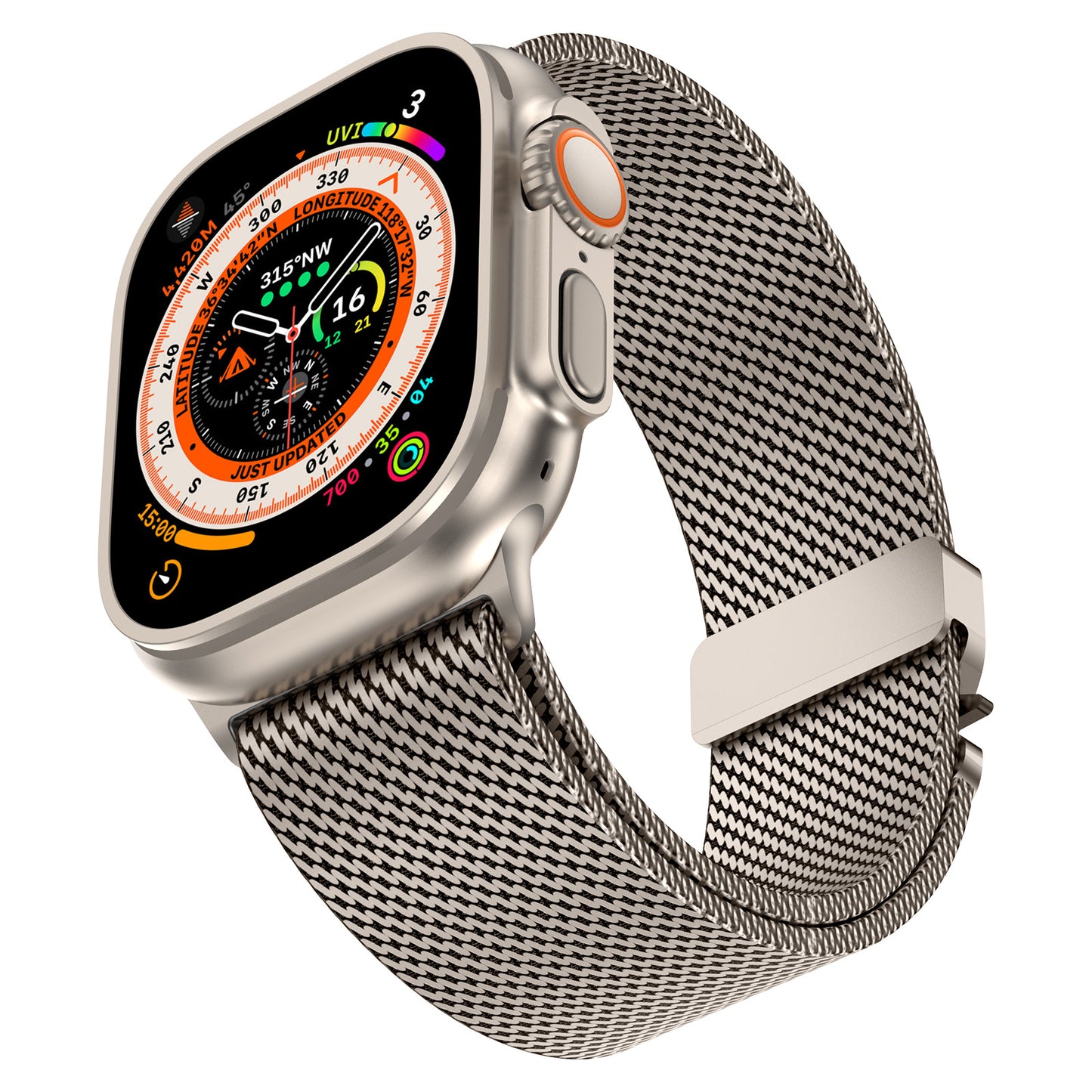 Apple Watch iwatch 10 9 Milanese Stainless Steel Metal Watch Strap