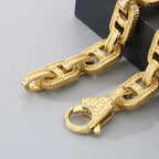 バイキング ブレスレット ジュエリー チタン スチール メンズ ブレスレット シルバー ブレスレット メンズ 9インチ