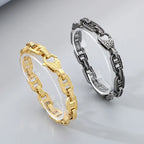 バイキング ブレスレット ジュエリー チタン スチール メンズ ブレスレット シルバー ブレスレット メンズ 9インチ