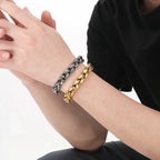 Men's Stainless Steel Bracelets Curb Link Styles