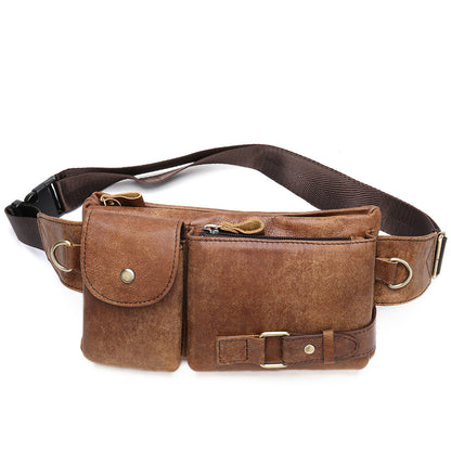 Genuine Leather Belt Bag Zara– Stylish Fanny Bag For Travel, Outdoor