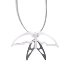 Silver Butterfly Necklace for Women Chain Shiny Necklace Dainty Gifts Party