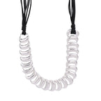 Elegant Necklace Big Washers Accent Modern Fashion Jewelry For Women