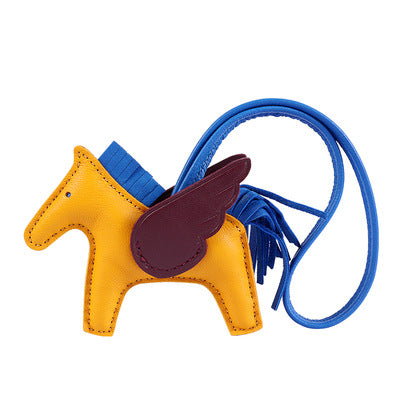 Handmade Lovely Horse Pendant Handbag Charm Leather Charm