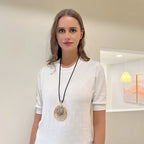 Origina lsweater necklaces boho Jewelry ladies long chunky Leather necklace - CIVIBUY