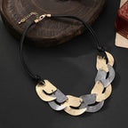 エレガントなデイリーローズゴールドとシルバーのツートンマルチレイヤーティアドロップダングルイヤリングレディース