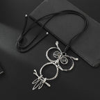 Silver plated statement necklace featuring a large owl pendant. Eye-catching and unique—ideal for boho or vintage-inspired collections.