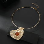 Love Heart Necklace – Infinite Heart Birthstone Pendant Gift for Women, Wife & Mom