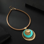 Boho Chic Layered Pendant Necklace – Stylish Statement Jewelry for Women