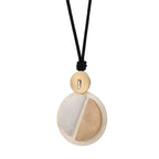statement necklace funky round pendant necklace - CIVIBUY