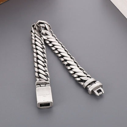 Silver Bracelets For Men roma steel bracelet - CIVIBUY