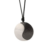 Korean Tai Chi Metal long Pendant necklace for women - CIVIBUY