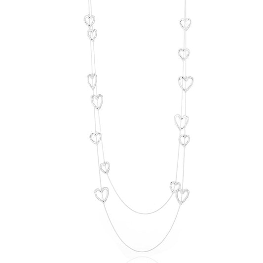 Long Chain Necklaces for Women with Heart, Star Beads and Tassel - The Perfect Gift - CIVIBUY
