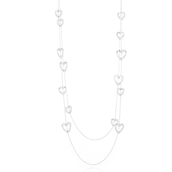 Long Chain Necklaces for Women with Heart, Star Beads and Tassel - The Perfect Gift