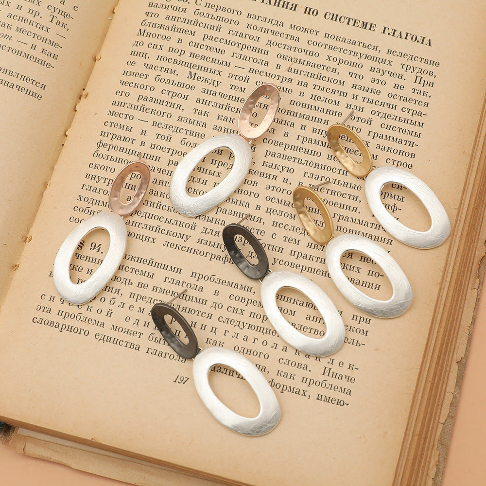 Vintage Clip Drop Earrings for Women Clip on Earrings Statement Earrings Gift for Mom - CIVIBUY