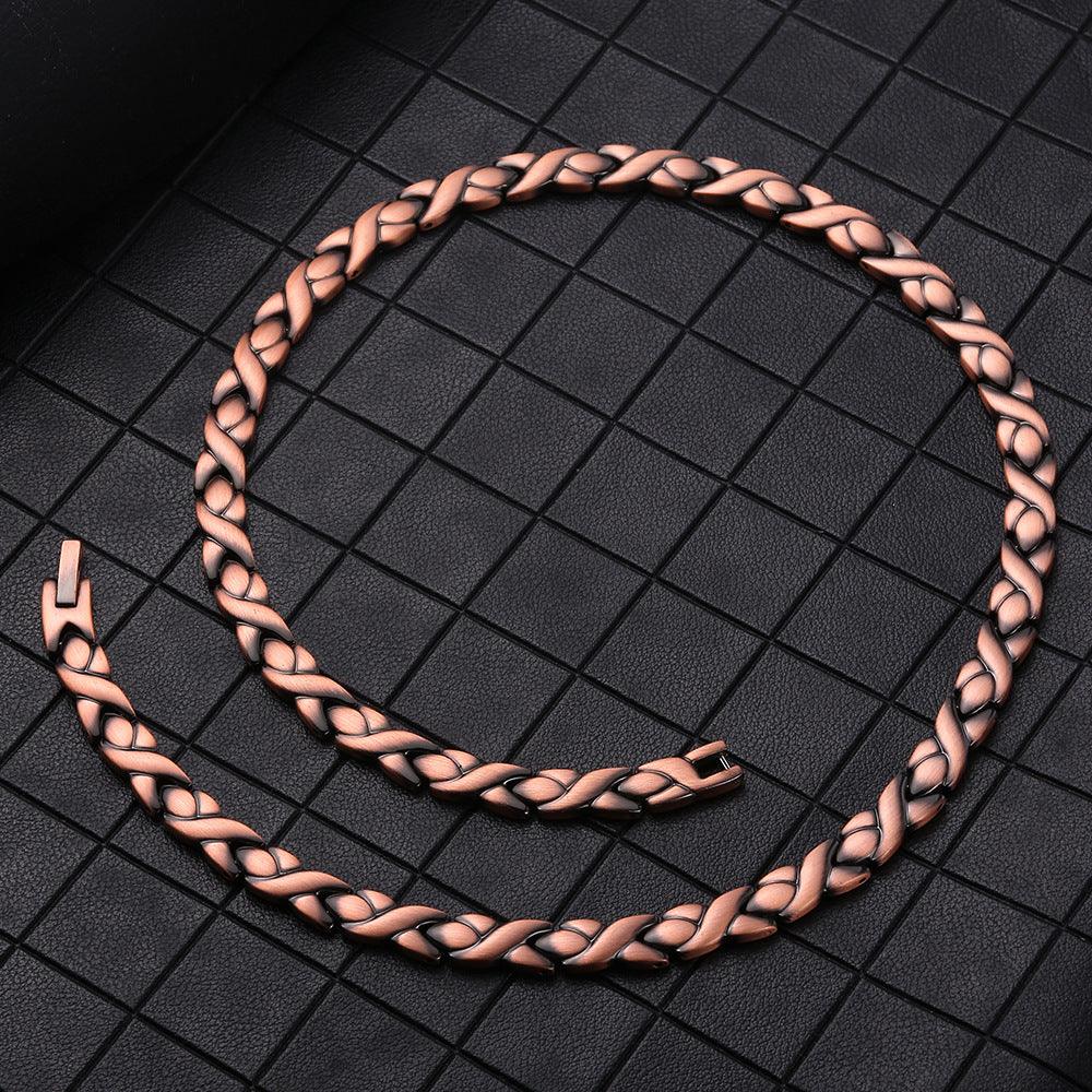 Magnetic Therapy necklace Headaches Blood circulation Necklace Copper necklace - CIVIBUY