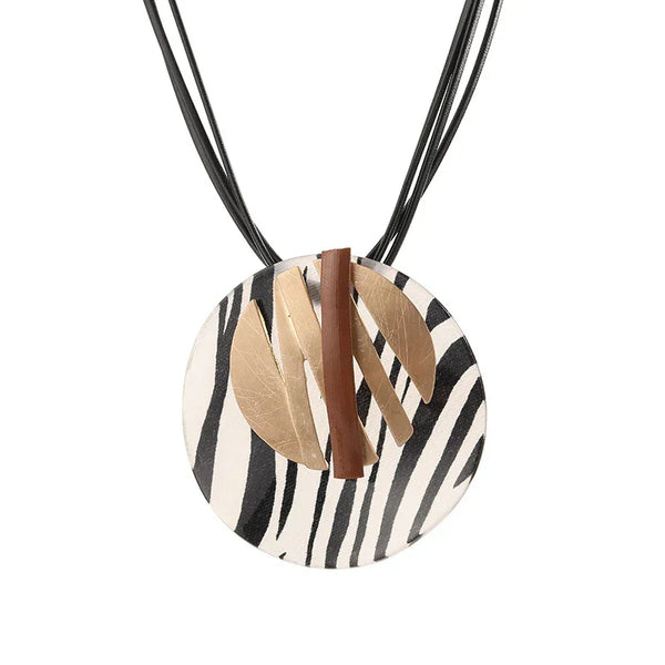 Lange 32-inch Double Circle Link ketting Rhodium op Sterling Zilver