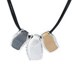 Trend Geometric Necklace Irregular Metal Pendants Necklace for Women - CIVIBUY