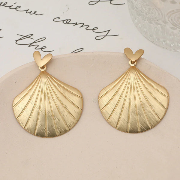 THE Mar Gold shell Earings for women 【5Pack】