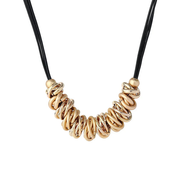 Black Long Chain Necklace for Women Jewelry Trendy Chains Fashion Chain