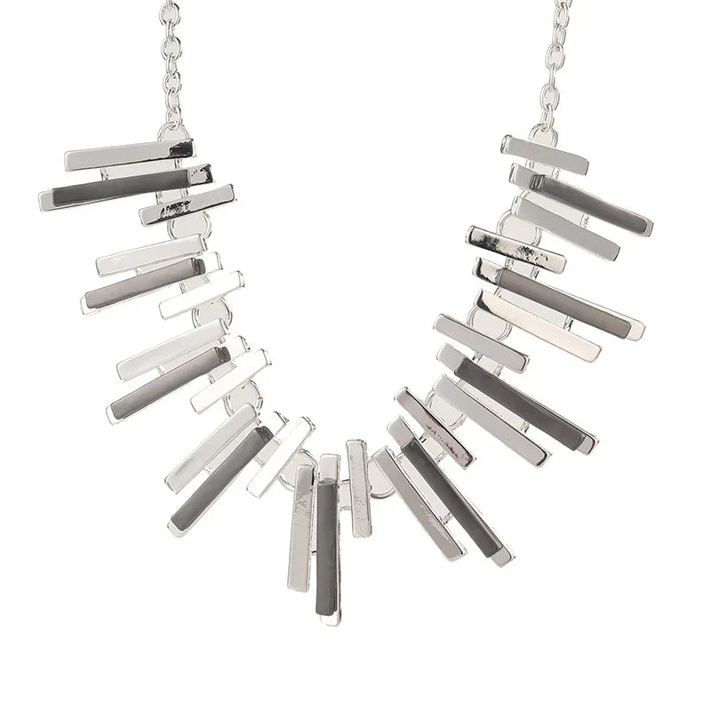 Vintage Modernist Mexican Sterling Necklace - CIVIBUY