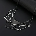 3D Triangular Collar Necklace - CIVIBUY
