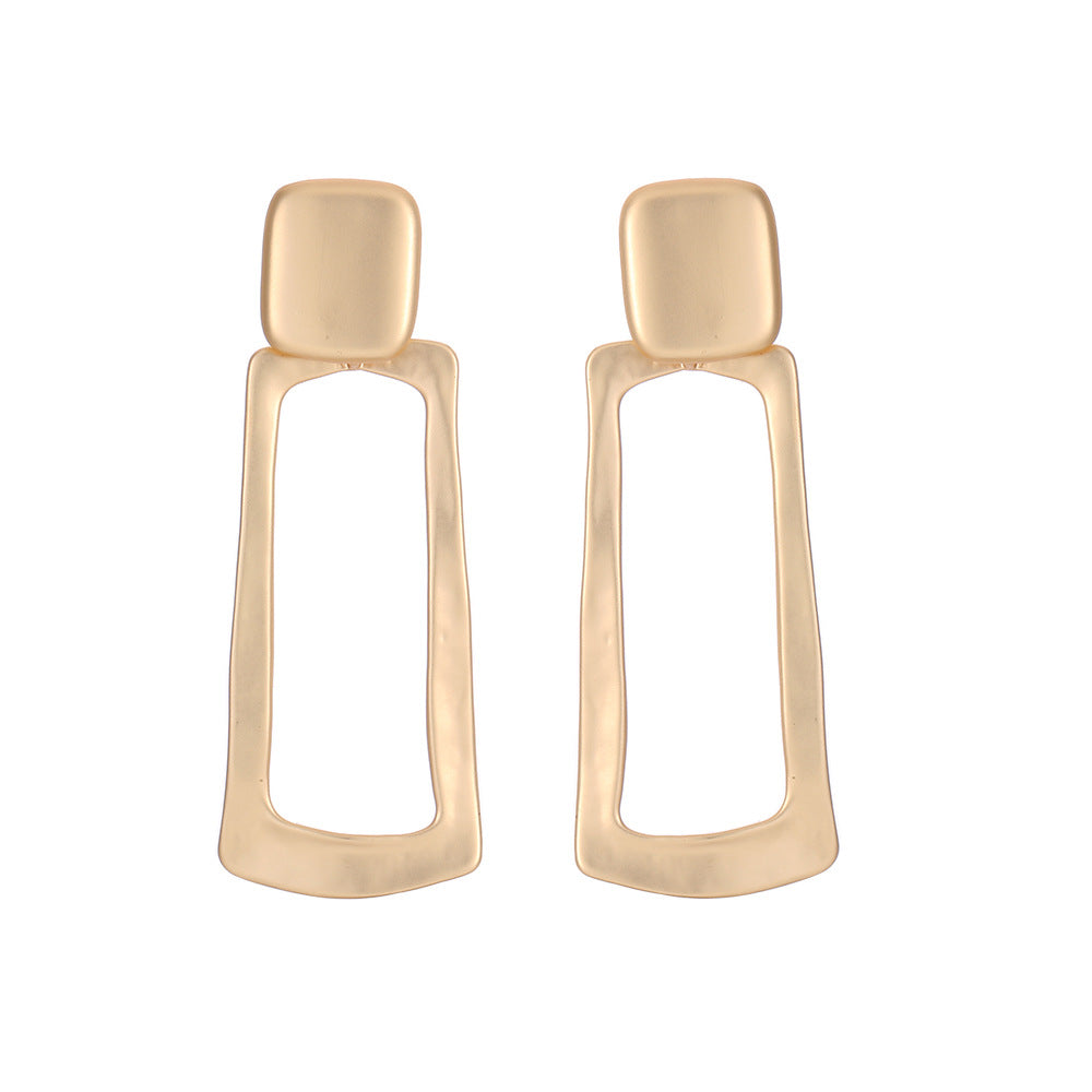 Metal Clip On Earrings Women Gold Clip Earrings For Women Non Pierced Dangle Drop Earrings - CIVIBUY