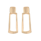Metal Clip On Earrings Women Gold Clip Earrings For Women Non Pierced Dangle Drop Earrings - CIVIBUY