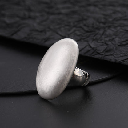 Maxi ring volume in satin bronze For women - CIVIBUY