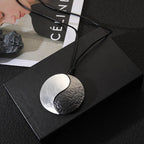 Korean Tai Chi Metal long Pendant necklace for women - CIVIBUY
