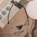 3D Triangular Collar Necklace - CIVIBUY