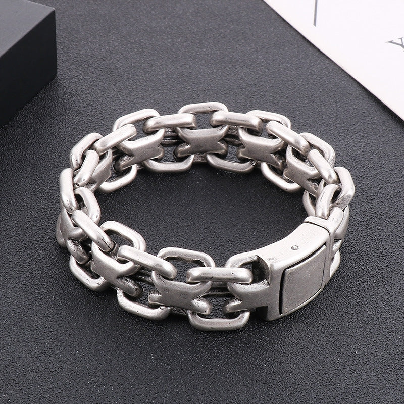 stainless steel bracelet for men roma style bracelet K-8 - CIVIBUY