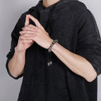 Unisex Skull Linked Chain Bracelet - Perfect Skull Jewelry Gift for Men and Women - CIVIBUY