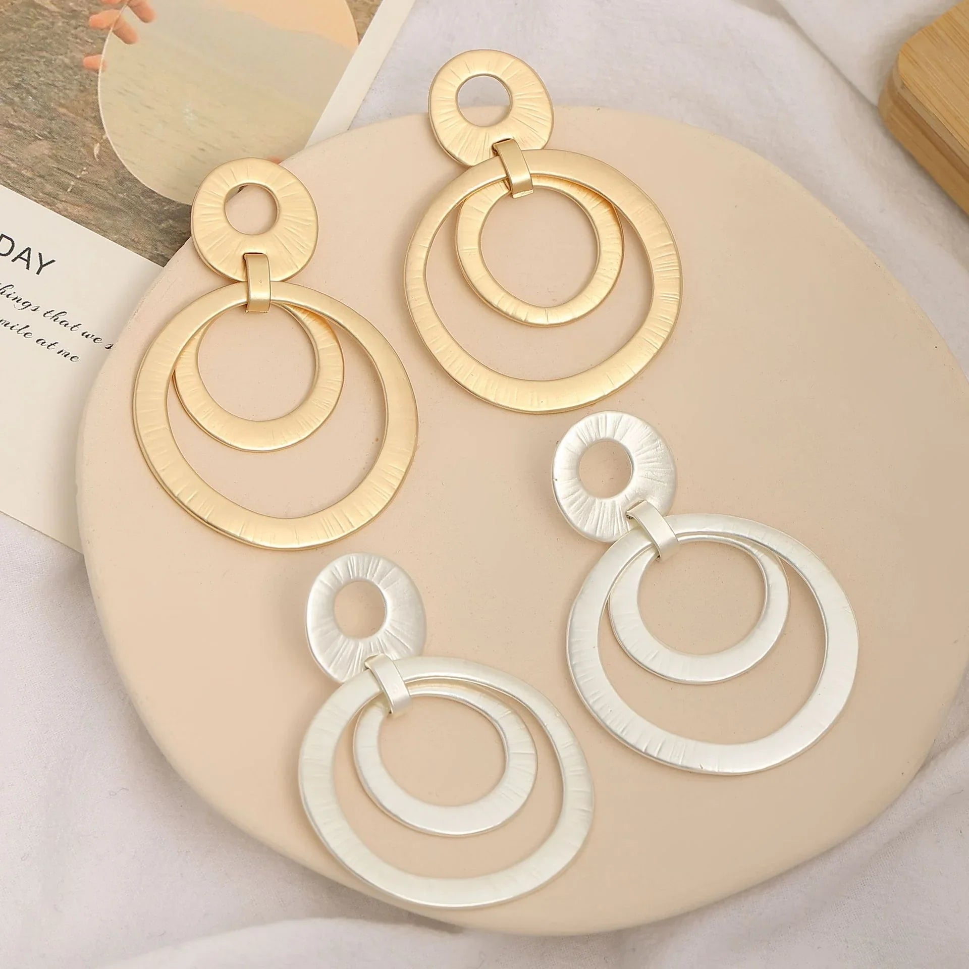 Clip on Earrings Drop Earrings Set - CIVIBUY