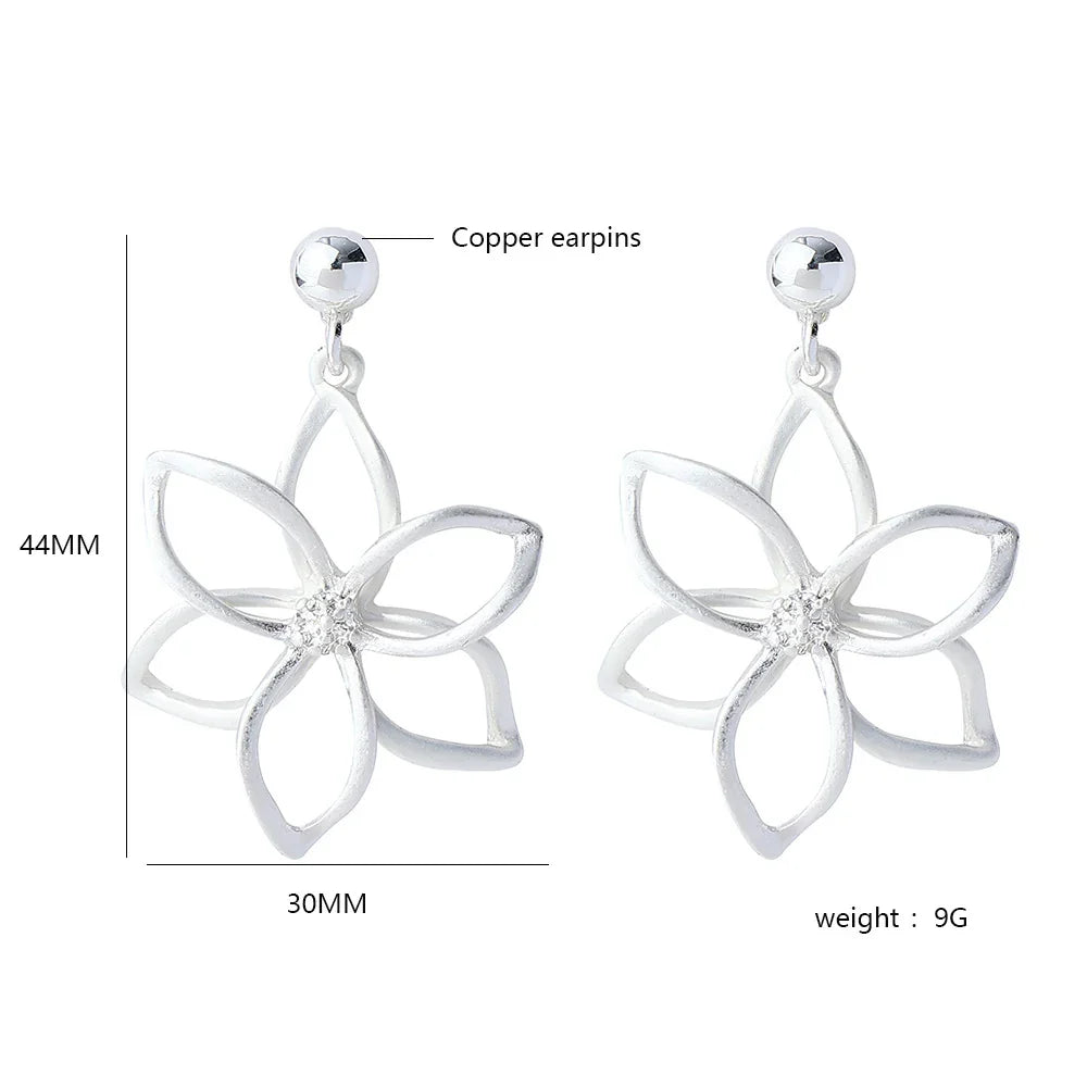 Large Flower Earring For Women - CIVIBUY