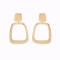 Metal Clip On Earrings Women Gold Clip Earrings For Women - CIVIBUY