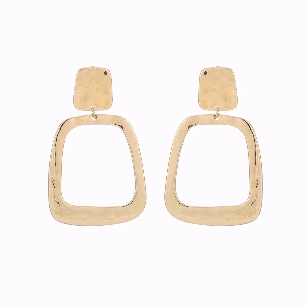Metal Clip On Earrings Women Gold Clip Earrings For Women - CIVIBUY