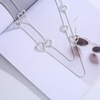 Long Chain Necklaces for Women with Heart, Star Beads and Tassel - The Perfect Gift - CIVIBUY