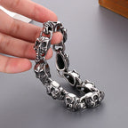 Skull braclet for men Deakside style Stainless Steel bracelet - CIVIBUY