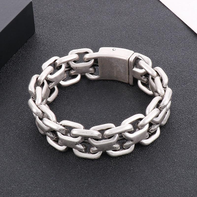 stainless steel bracelet for men roma style bracelet K-8 - CIVIBUY