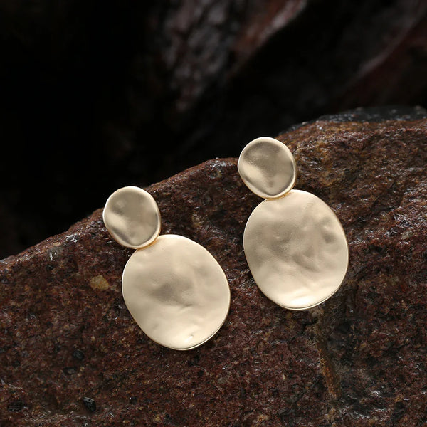 Vintage geïnspireerde oorbellen Glass and Crystal Bead Cross Gold Tone oorbellen voor moeder 【groothandel】