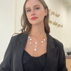 Discs Pendant Necklace chunky necklace for women【wholesale】 - CIVIBUY