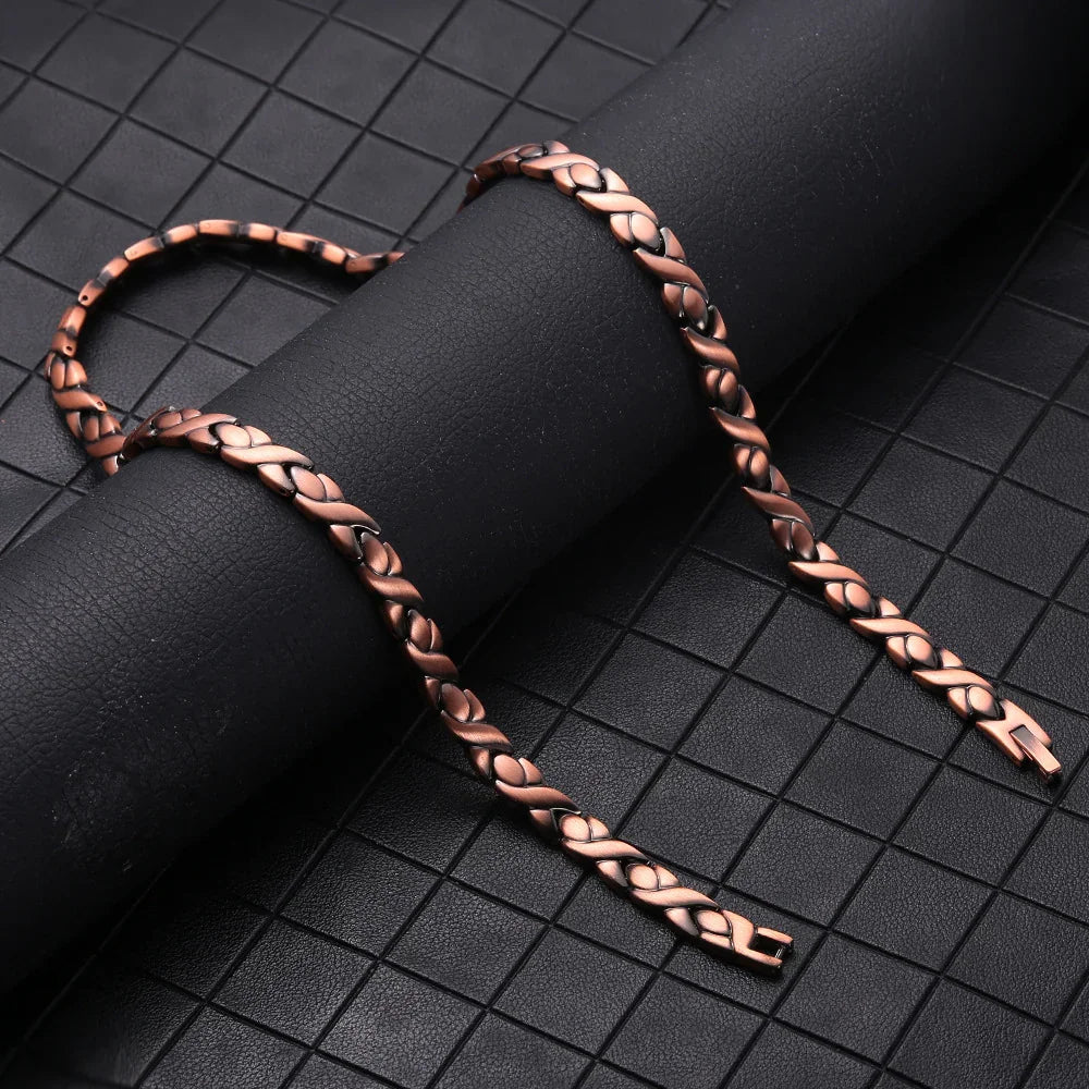 Magnetic Therapy necklace Headaches Blood circulation Necklace Copper necklace - CIVIBUY