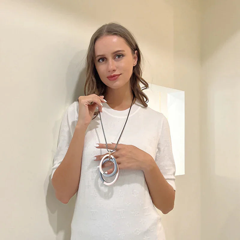 Blacked Steel Rose Gold Pendant - CIVIBUY