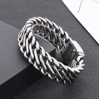 Spell Bracelets For Men Steel Viking Link Chain - CIVIBUY