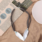 Silver Geometry Suspension Pendant Kpop Necklace for Women Chains Long Stranger Things Jewelry Item - CIVIBUY