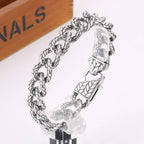 stainless steel Bracelets For Men snake bracelet - CIVIBUY